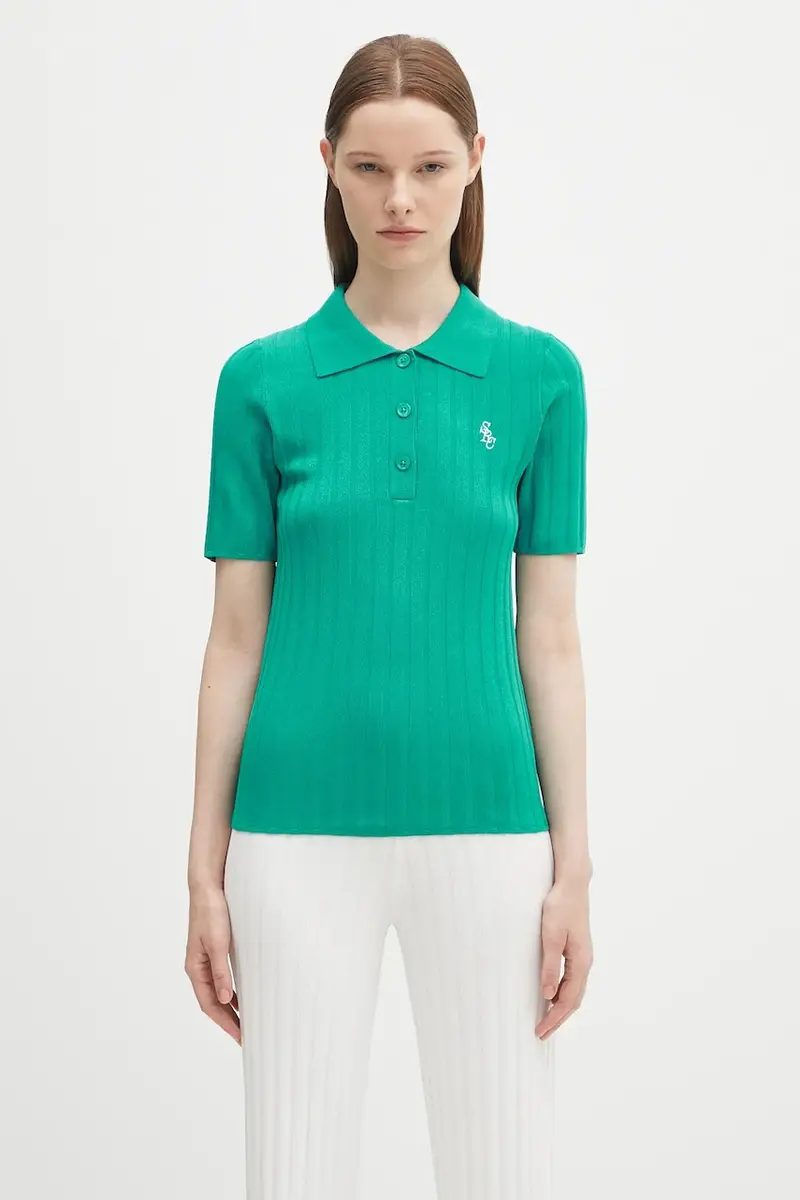Sporty & Rich Polo Donna Verde 2261689