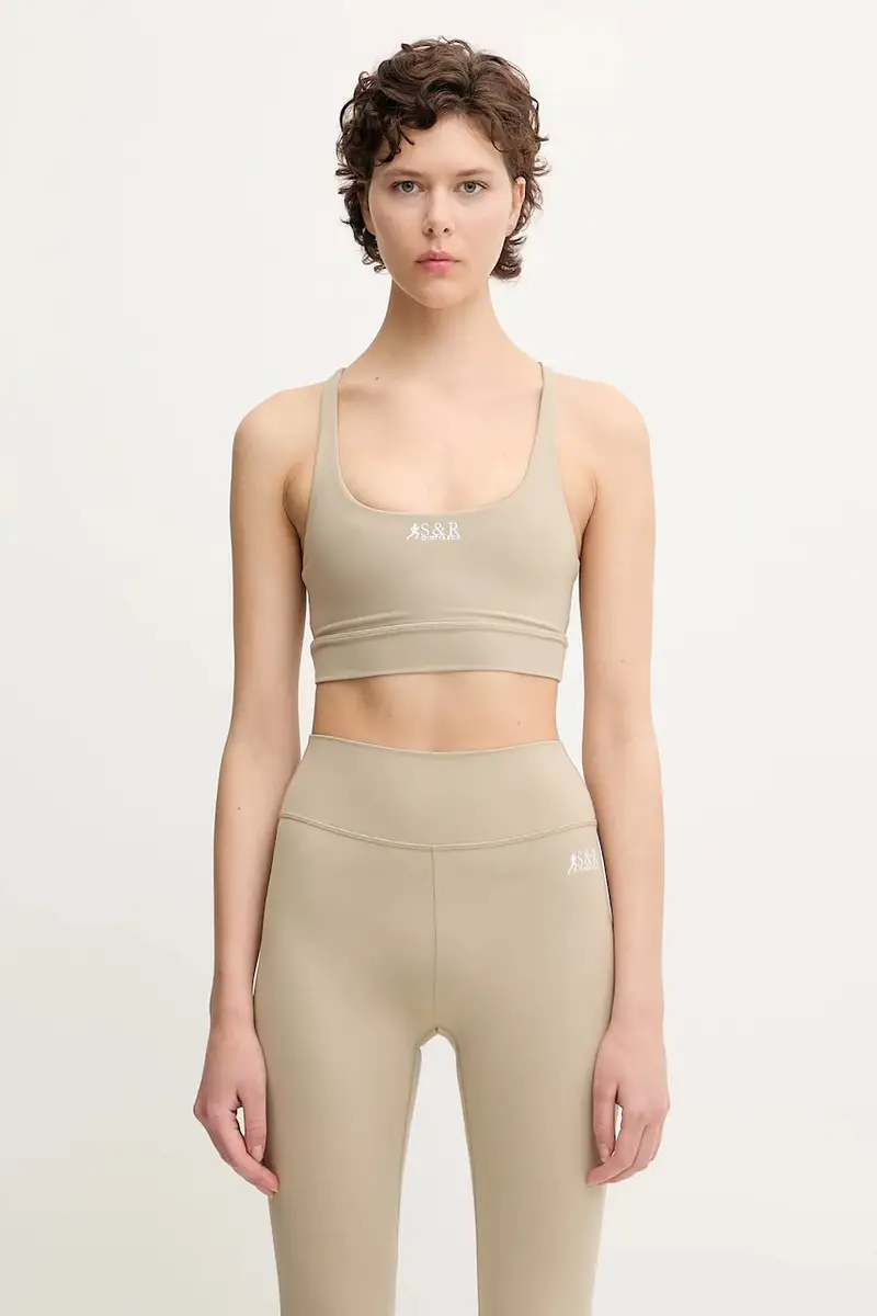 reggiseno sportivo Sr Runner Active colore beige TO087622139GY15