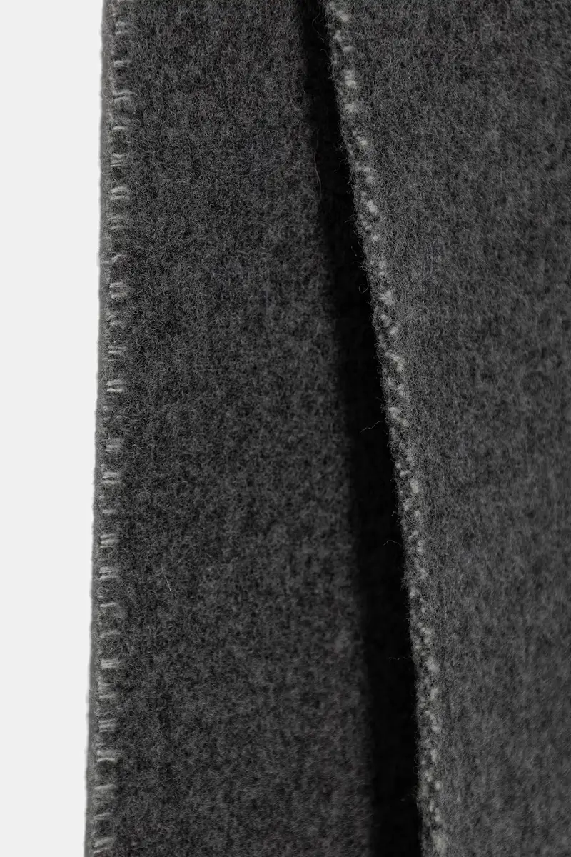 sciarpa in lana Big Serif Grigio miniatura 3