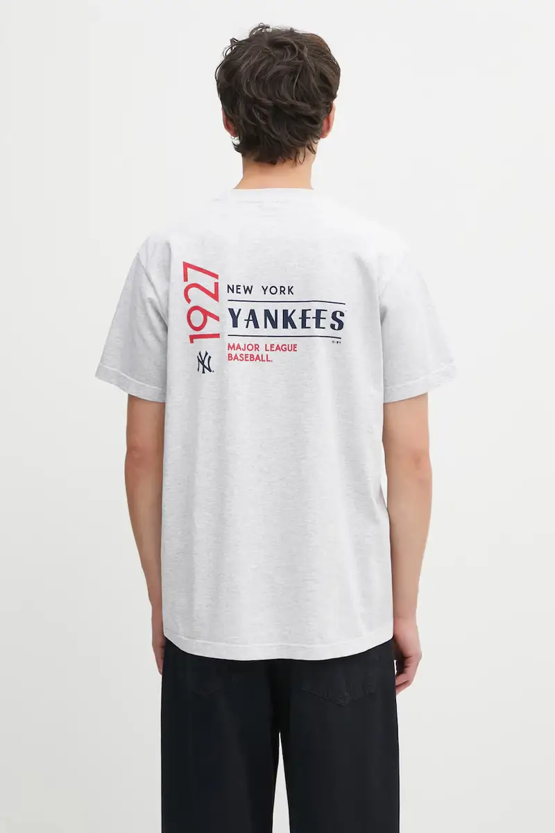 t-shirt in cotone Champions colore grigio TO043623633GY03