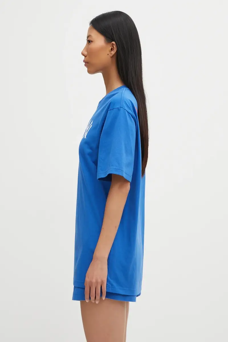 Sporty & Rich T-shirt Donna Blu 3376304 miniatura 2