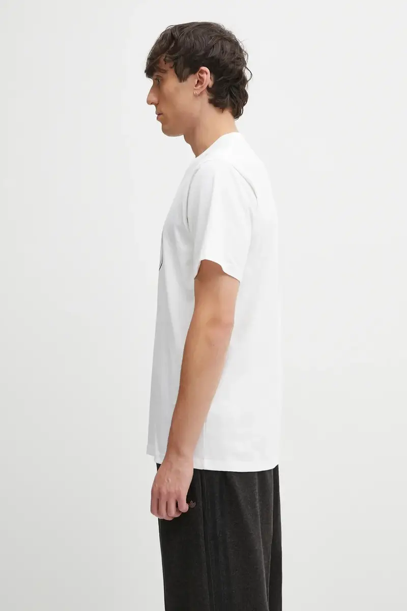 t-shirt in cotone Eden Crest colore bianco TO04360666WH01 miniatura 3