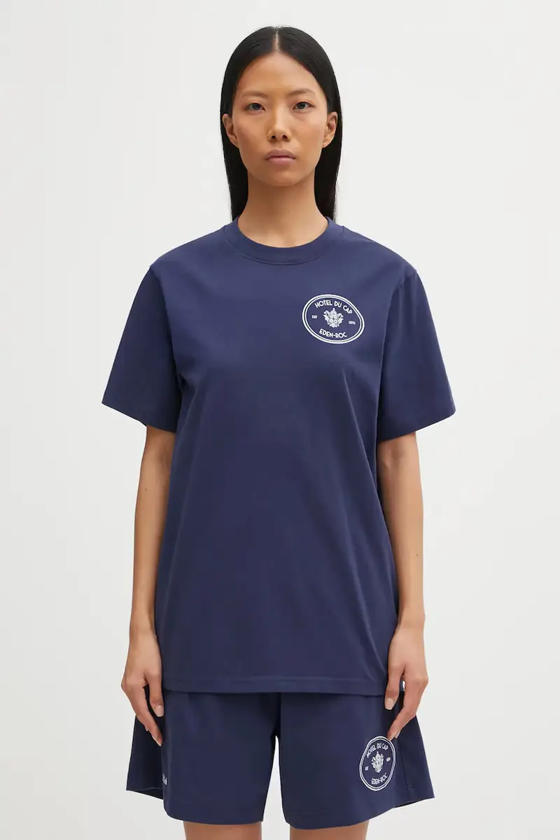 t-shirt in cotone Kennedy Crest colore blu navy TO04360666BL106 miniatura 2