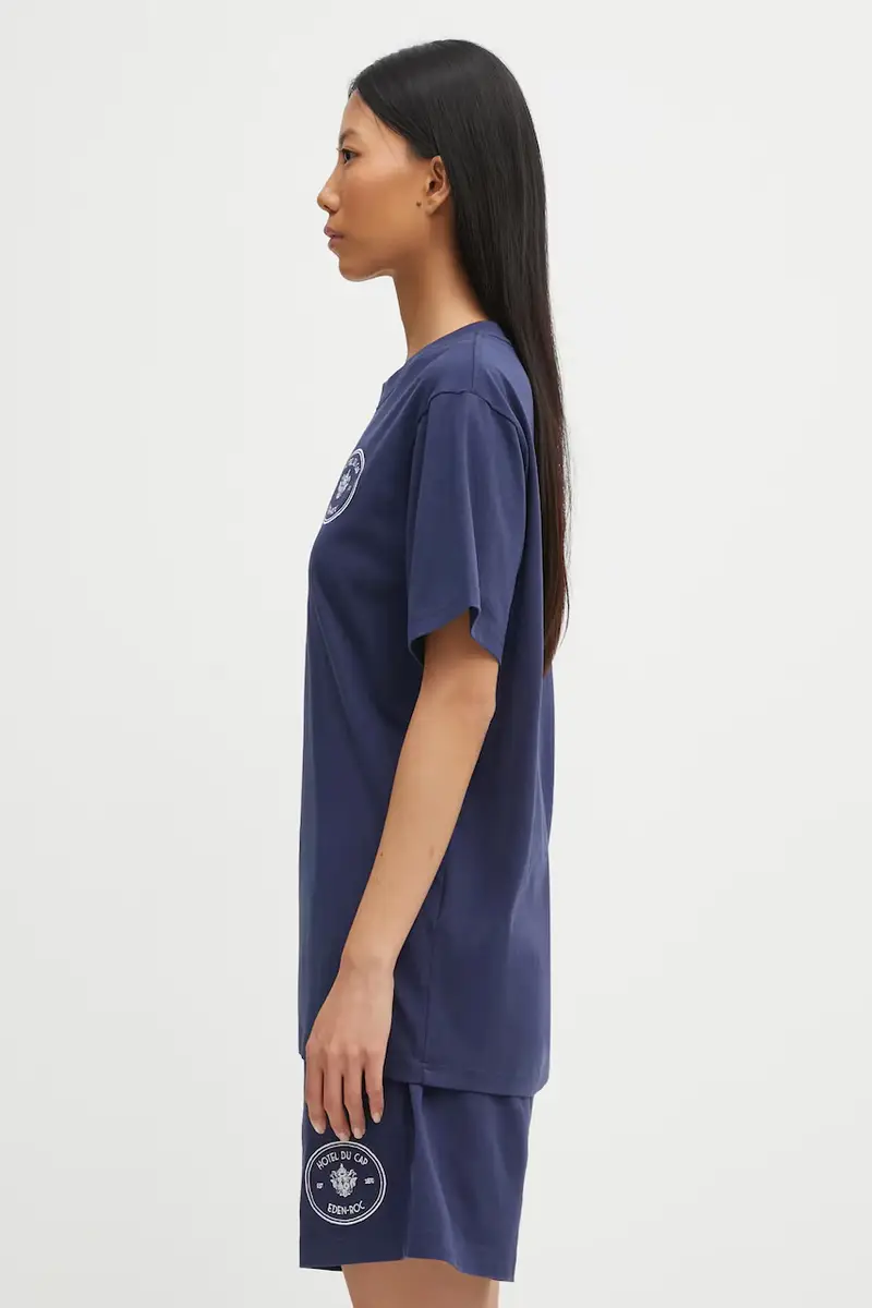 t-shirt in cotone Kennedy Crest colore blu navy TO04360666BL106 miniatura 4