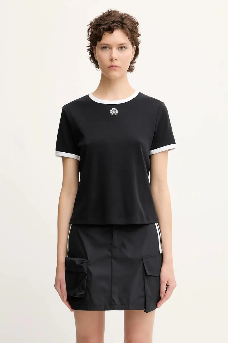 Sporty & Rich T-shirt Donna Nero 2257338