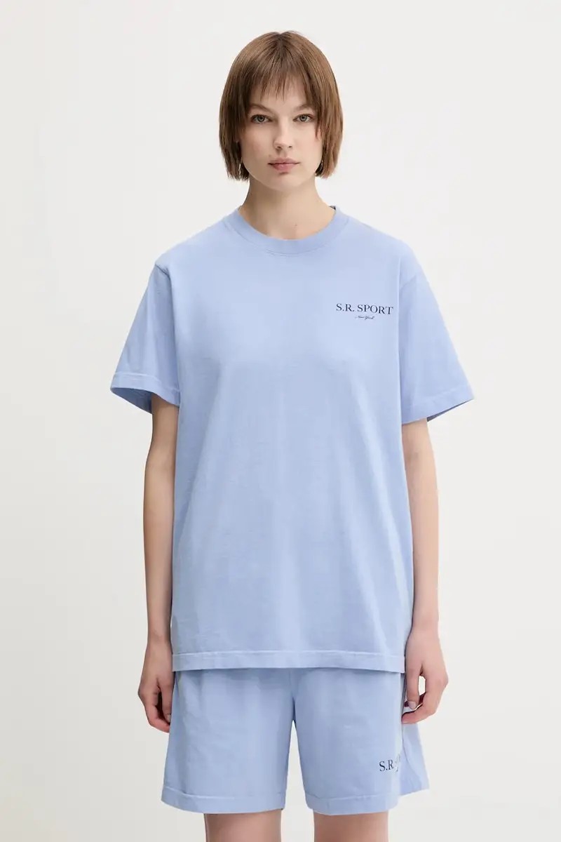 Sporty & Rich T-shirt Donna Blu 2246225