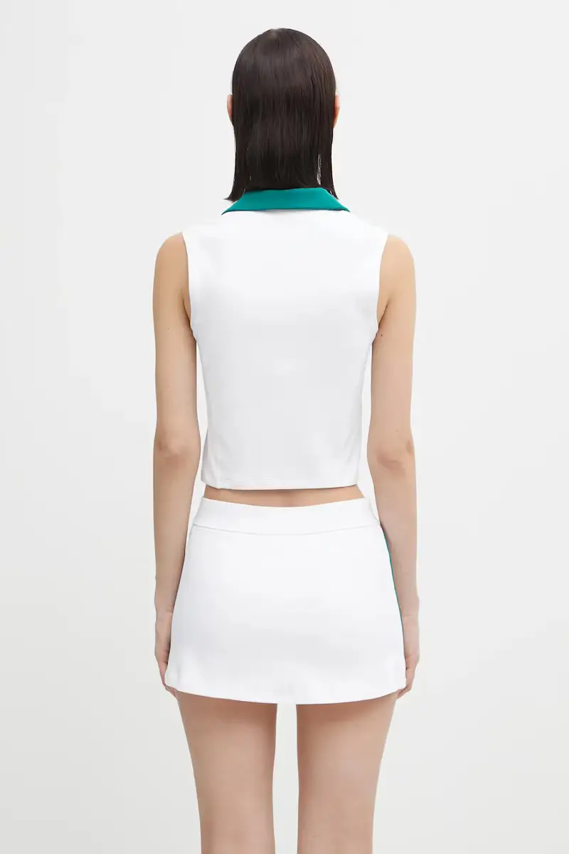 top Src Sports Polo colore bianco TO024621302WH27 miniatura 3