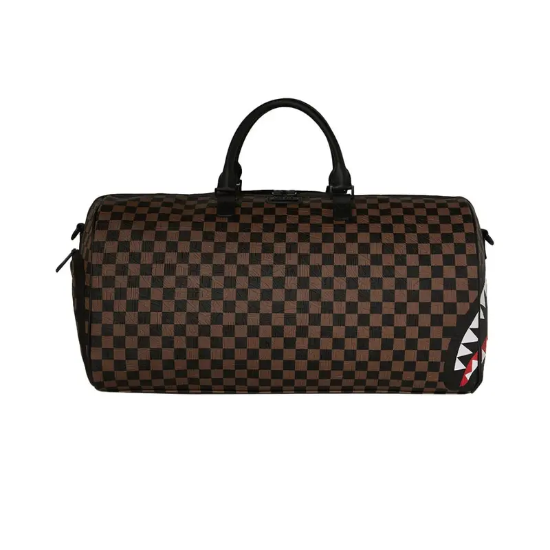 Borsa Duffle Emboss Check 2 Moro TU