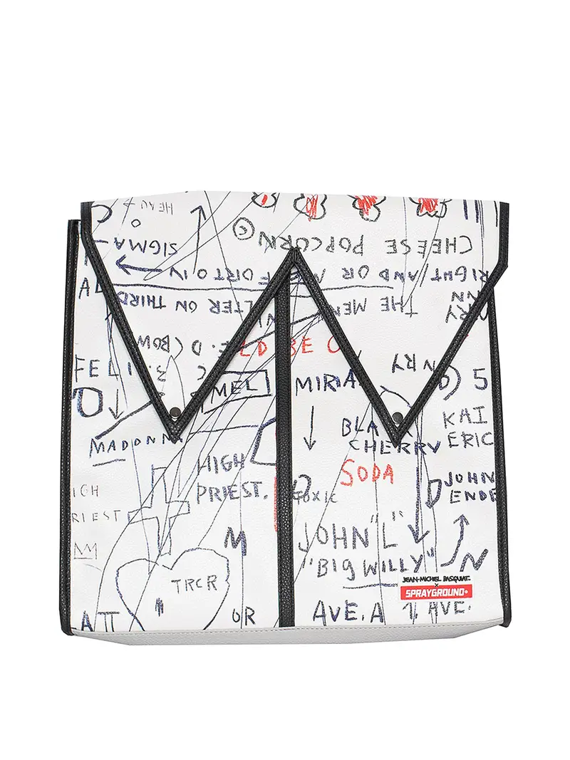 Borsa in tessuto tecnico Bianco