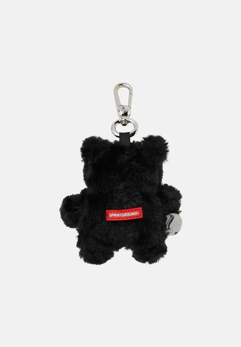 Ciondolo FUR CRAY BLACK BEAR KEYCHAIN nero da donna miniatura 2