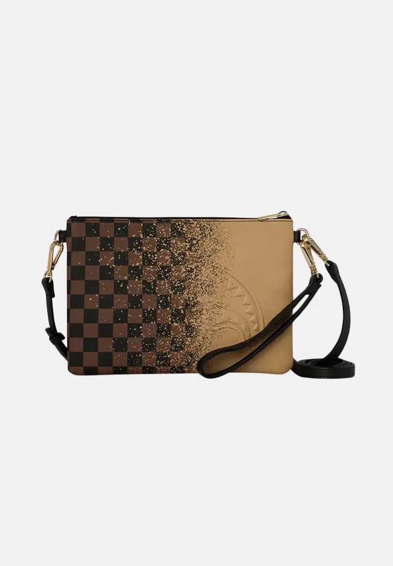 Pochette Henny Spritz Crossover beige e marrone per uomo e donna