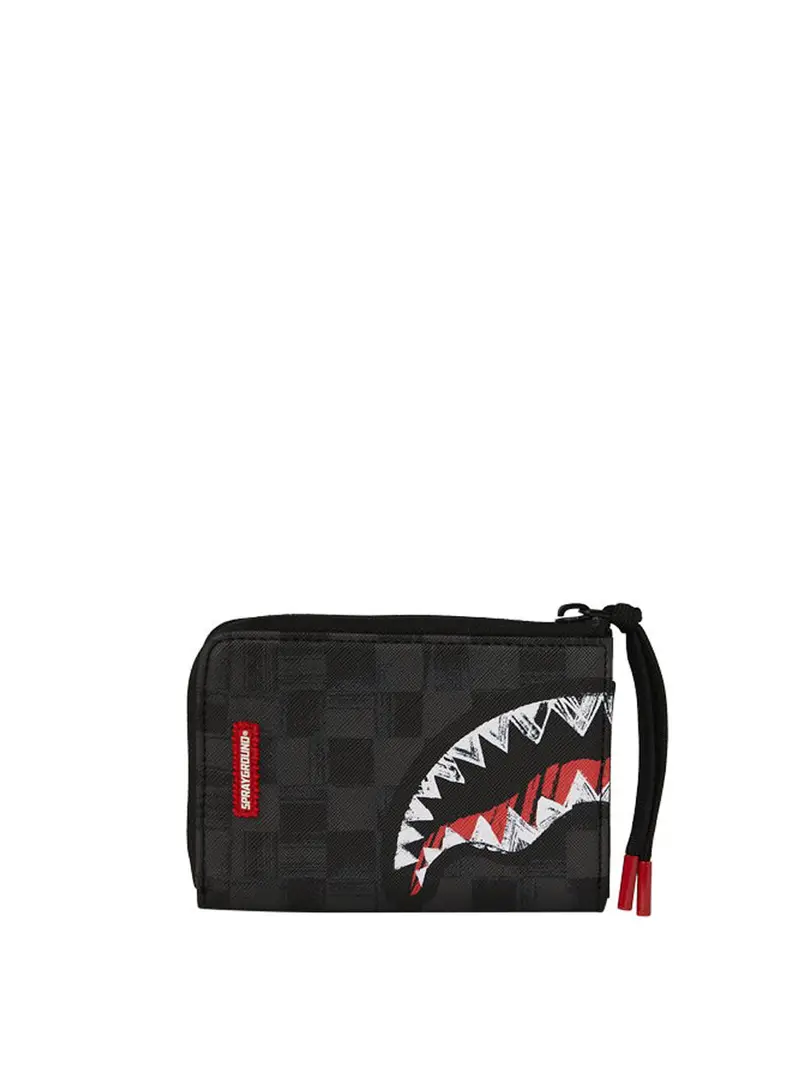portafoglio sprayground unisex - nero
