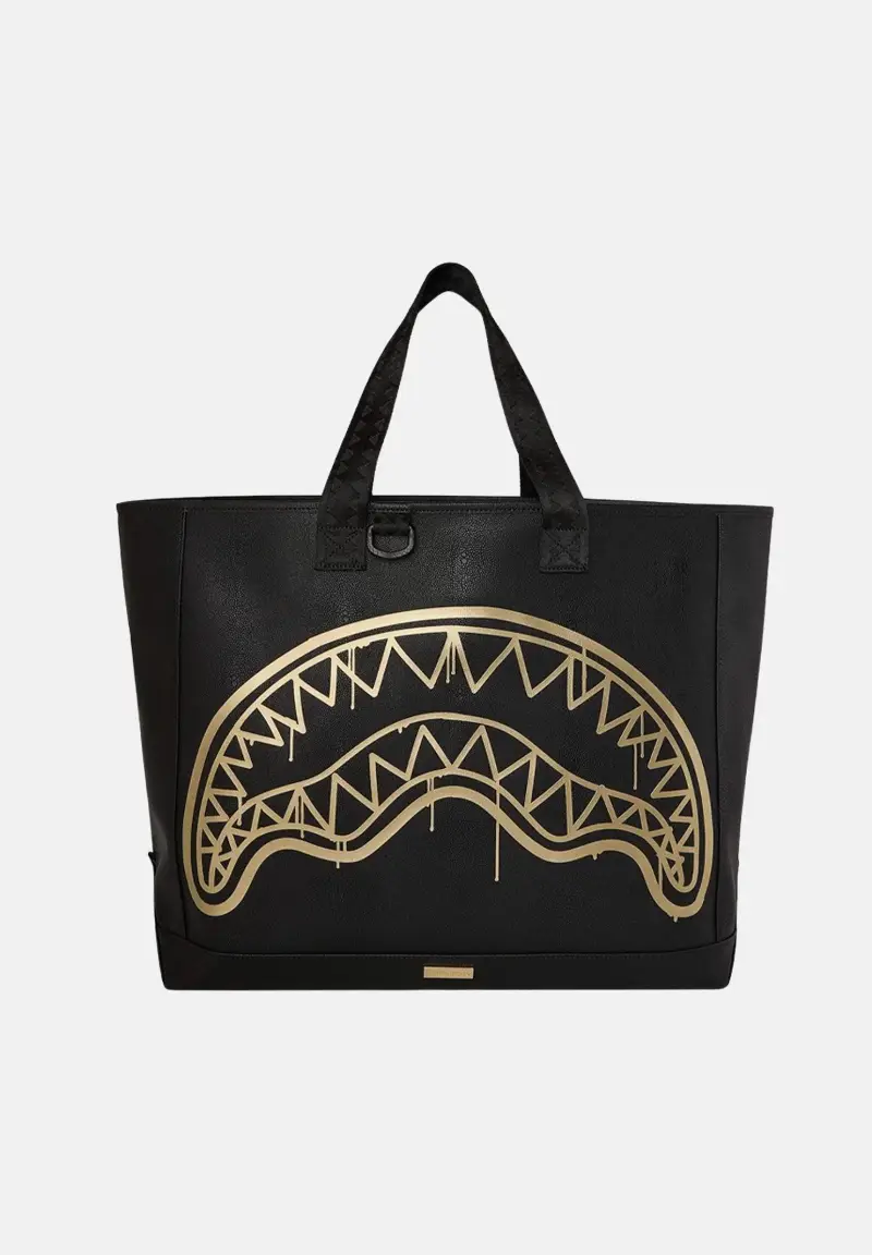 Shopper That Gold Drip nera da donna