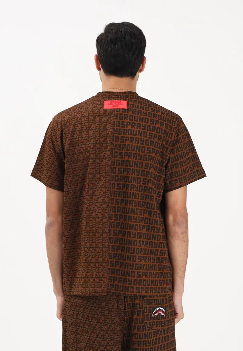 SPRAYGROUND T-shirt Uomo Marrone 4319617 miniatura 3