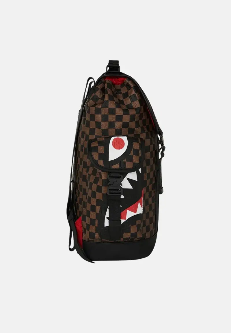 Zaino CHECK 2 EMBOSS MONTE CARLO BACKPACK marrone per uomo e donna miniatura 3