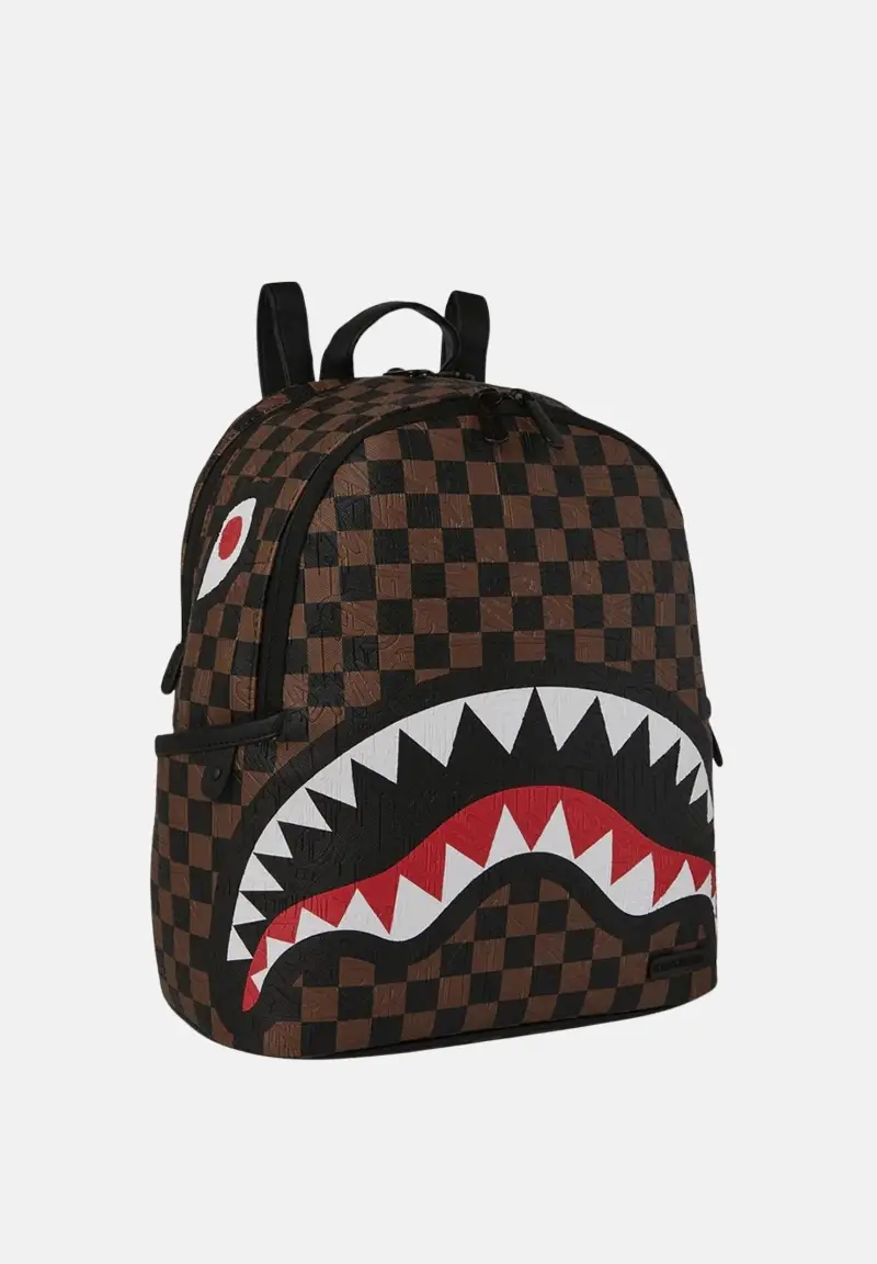 Zaino CHECK 2 EMBOSS SAVAGE BACKPACK marrone da donna miniatura 2