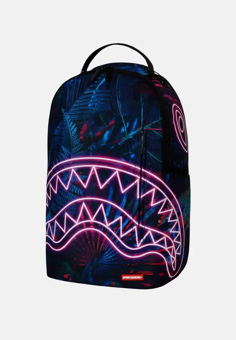 Sprayground Zaino magenta Neon Jungle DLXR blu per uomo e donna miniatura 2