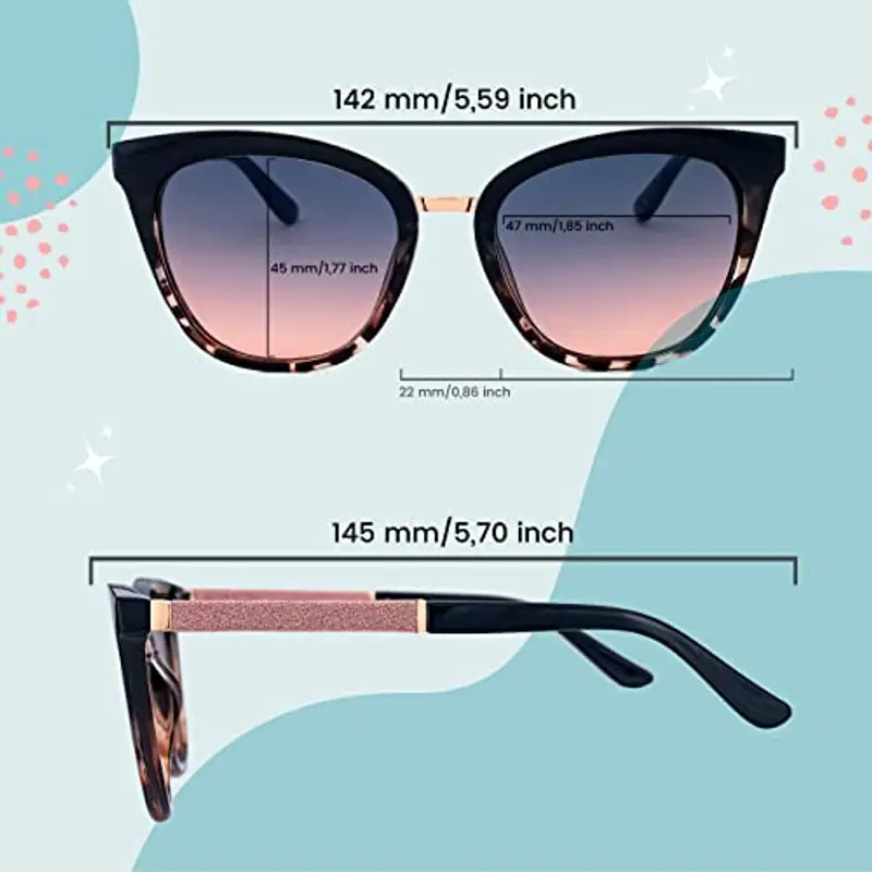 SQUAD Occhiali da sole Donna Blu 1603766 miniatura 2