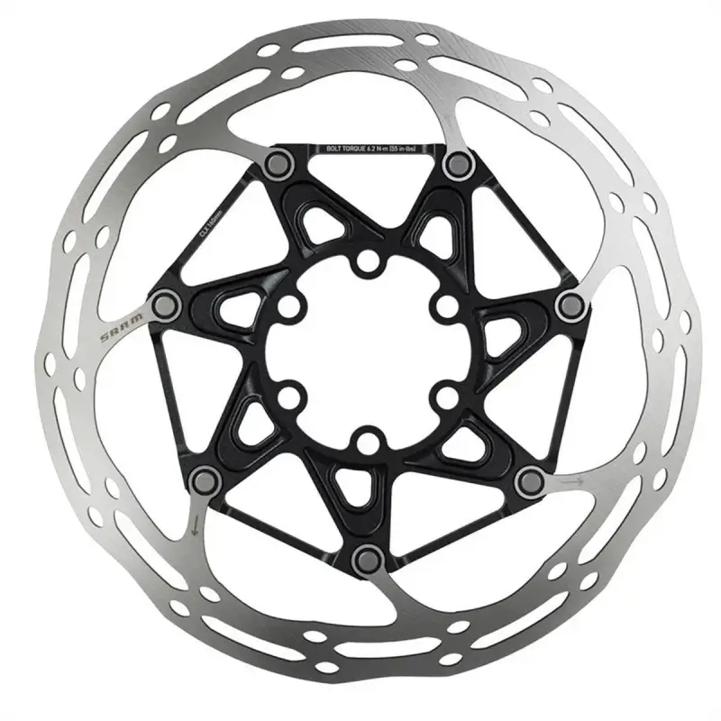 Dischi Sram Rotor Centerline 2P 180Mm Black Ti Rounded