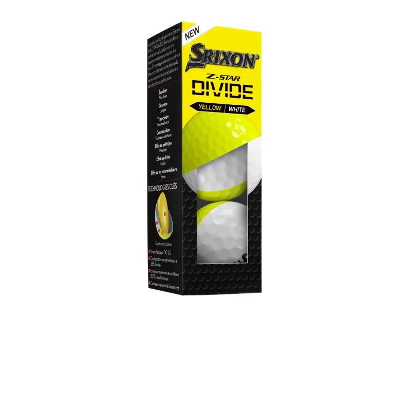Palle da golf Dunlop SI ZS9 Divide (x12)