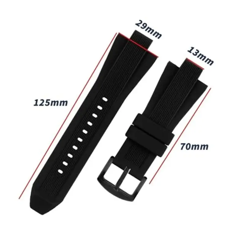 SRTYDCUR Cinturino in silicone compatibile con Michael Kors MK8184 MK8729 MK9020 MK8152 MK9020 MK9026 cinturino morbido miniatura 3