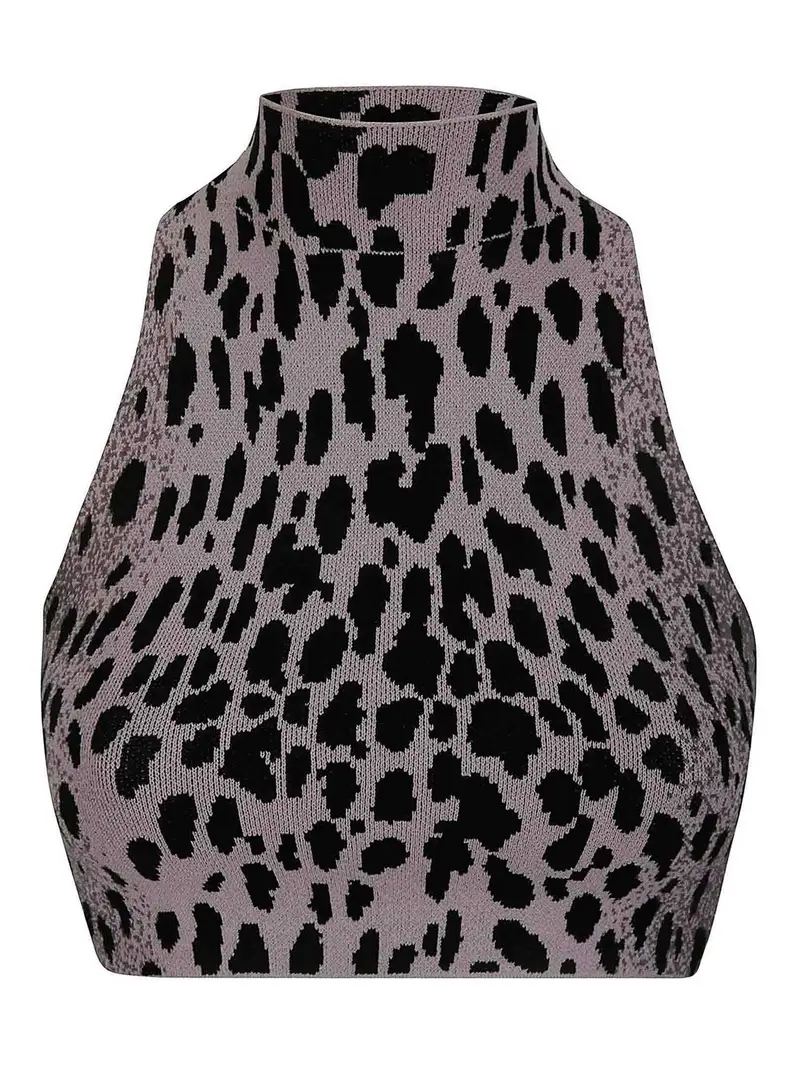 Top corto Multicolore