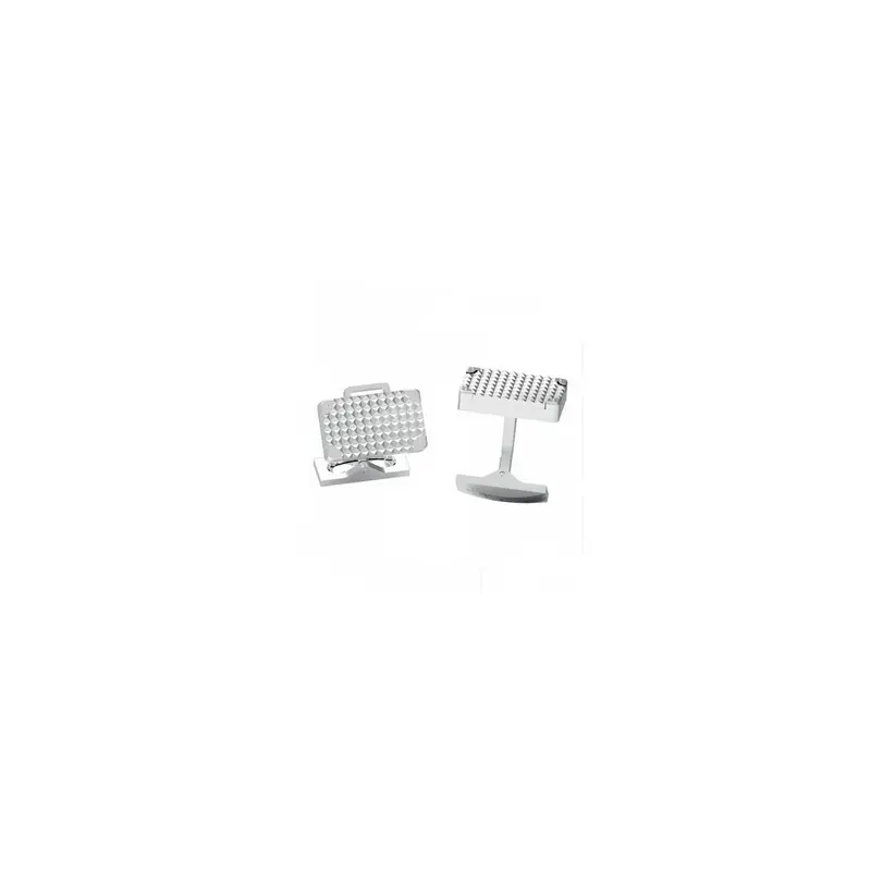 Gemelli Da Polso - Gemelli In Acciaio Inox Con Motivo Geometrico - St Dupont