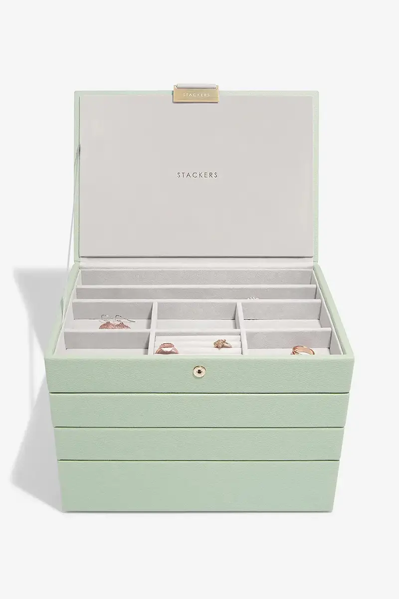 cofanetto per gioielli colore verde 0