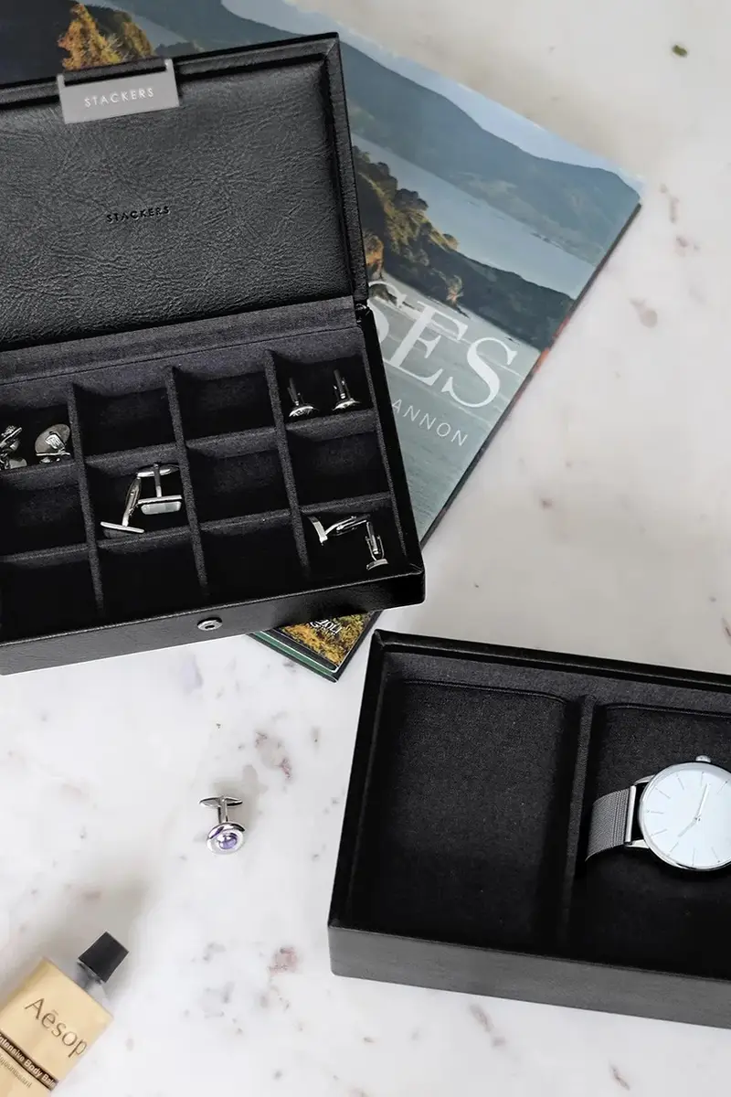 cofanetto per gioielli Nero miniatura 5