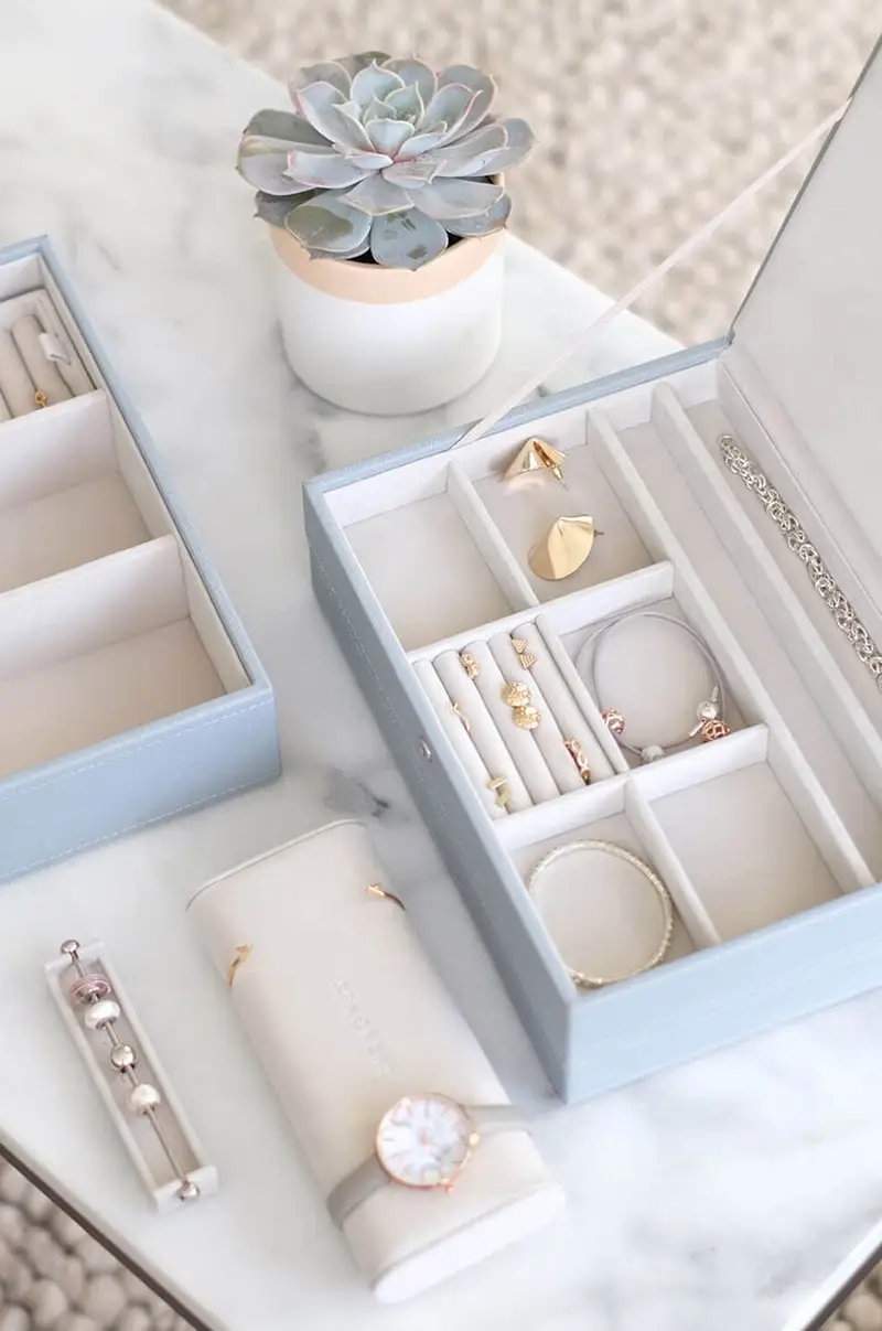 organizer gioielli Blu miniatura 5