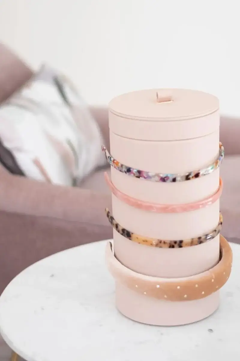 organizzatore di accessori per capelli 0 Rosa miniatura 4