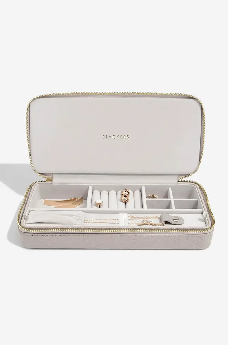 scatola da viaggio per bigioteria Grigio miniatura 2