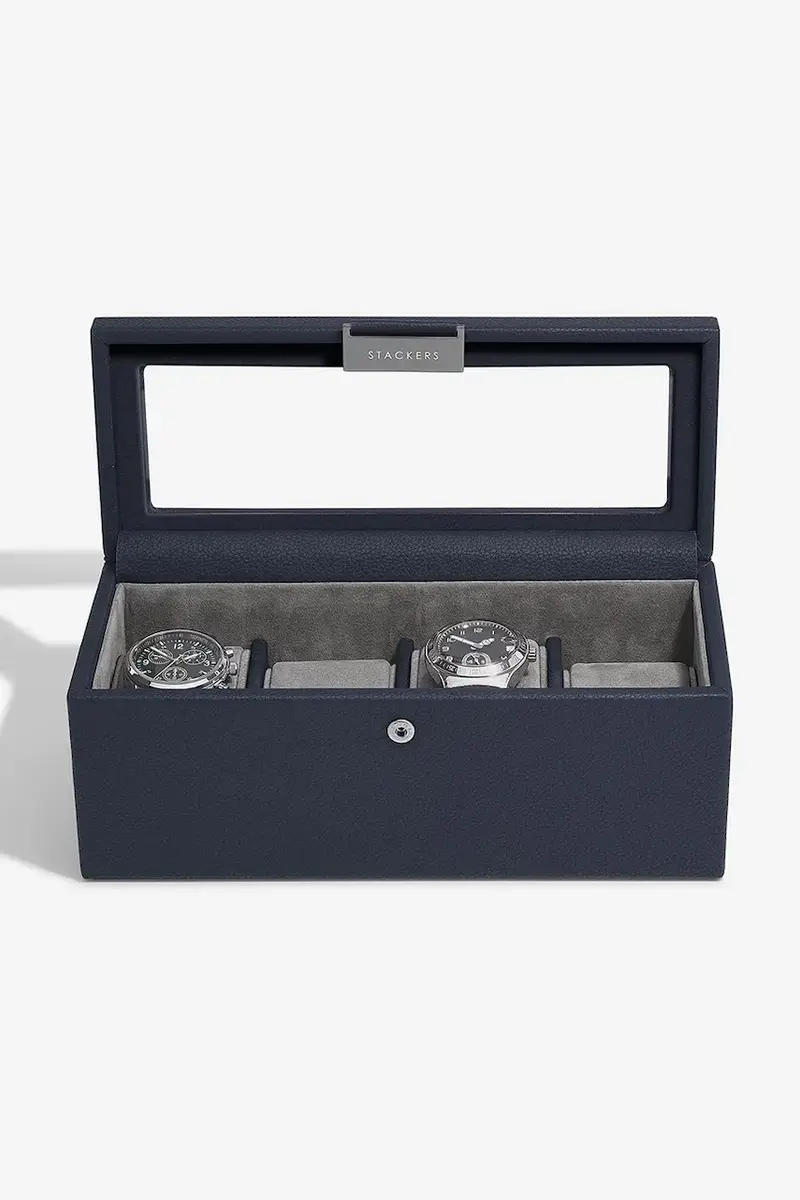 scatola per orologi Blu navy