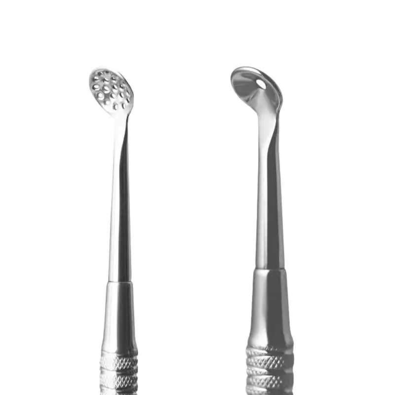 Strumento cosmetico (dual spoon tondo con 19 buchi) EXPERT 20 TYPE 2