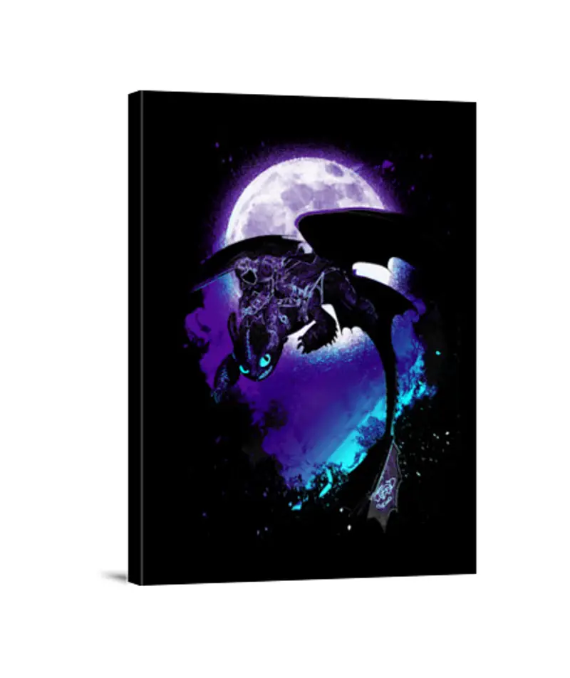 Stampa Su Tela Verticale 3:4 anima della night furia