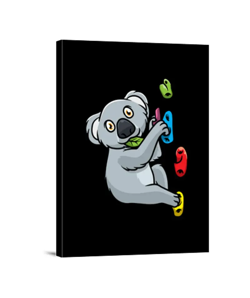 Stampa Su Tela Verticale 3: 4 boulder arrampicata koala