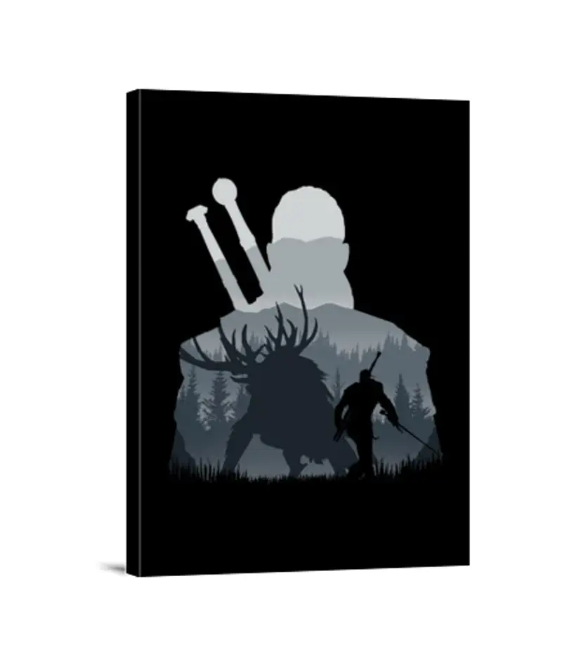 Stampa Su Tela Verticale 3: 4 cacciatore
