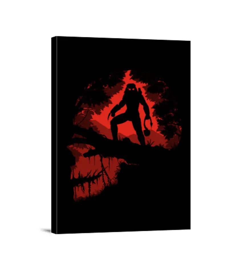 Stampa Su Tela Verticale 3: 4 cacciatore giungla