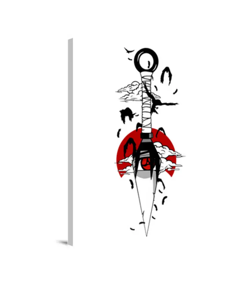 Stampa Su Tela Verticale 3: 4 corvo ninja x
