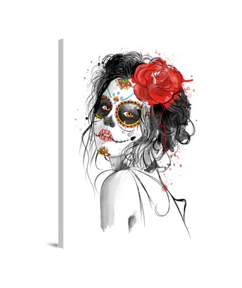 Stampa Su Tela Verticale 3: 4 Day of los Morti