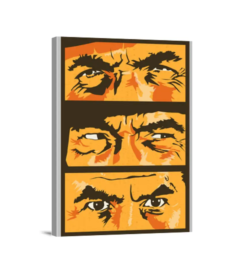 Stampa Su Tela Verticale 3: 4 il buono, il brutto e il cattivo