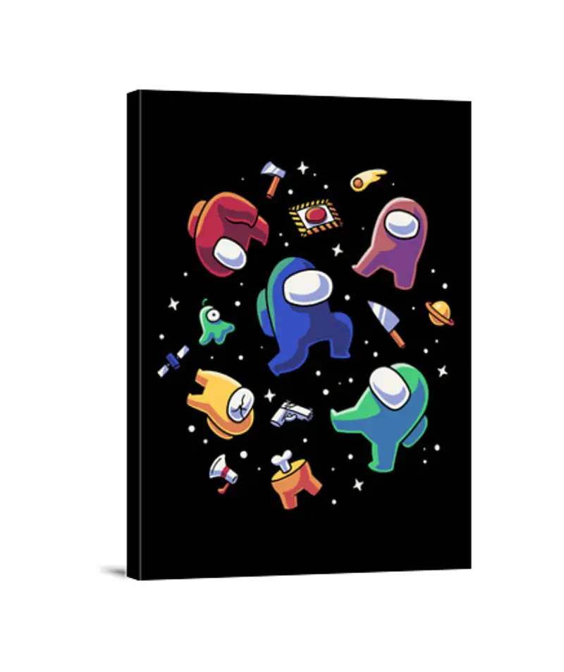 Stampa Su Tela Verticale 3:4 im post ors in sp ace - amo i nostri co