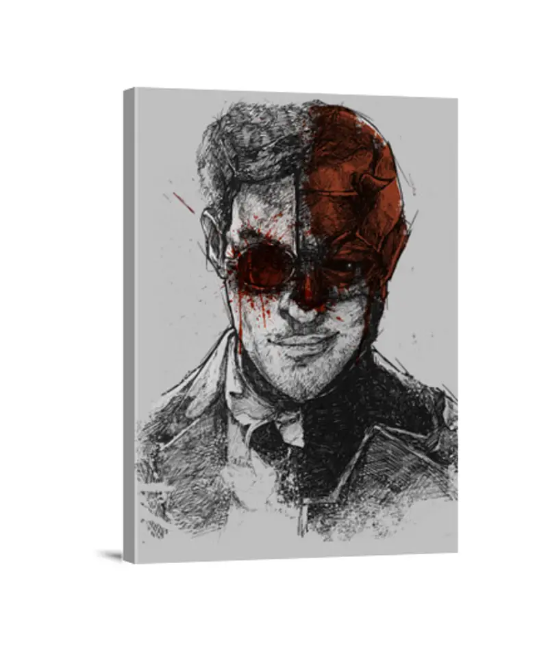 Stampa Su Tela Verticale 3: 4 justice è cieca