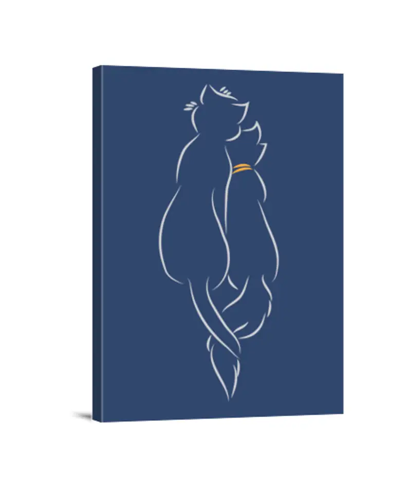 Stampa Su Tela Verticale 3: 4 la coppia perfetta