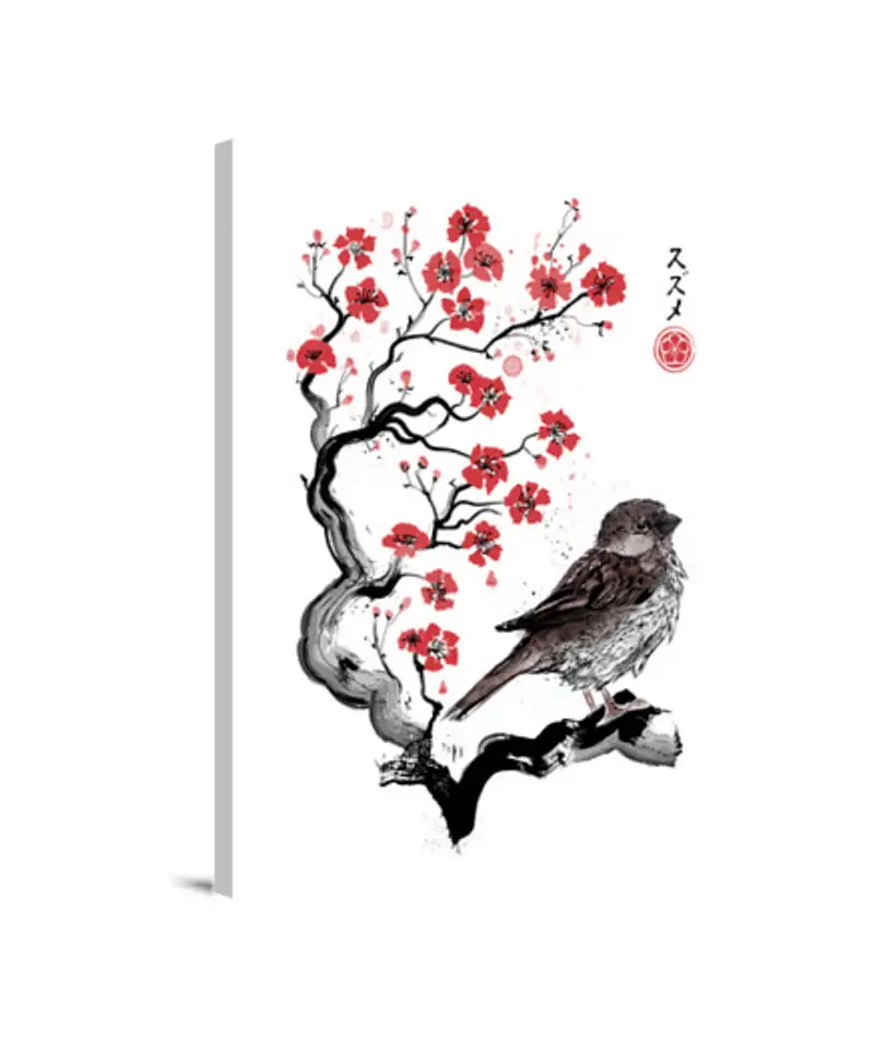 Stampa Su Tela Verticale 3:4 little sp arrow sumi-e