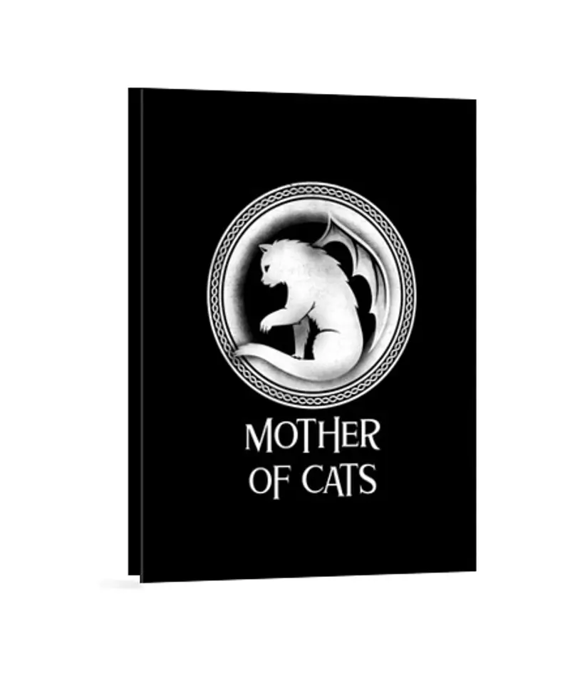 Stampa Su Tela Verticale 3: 4 mamma di gatti mamma gatto mamme divert