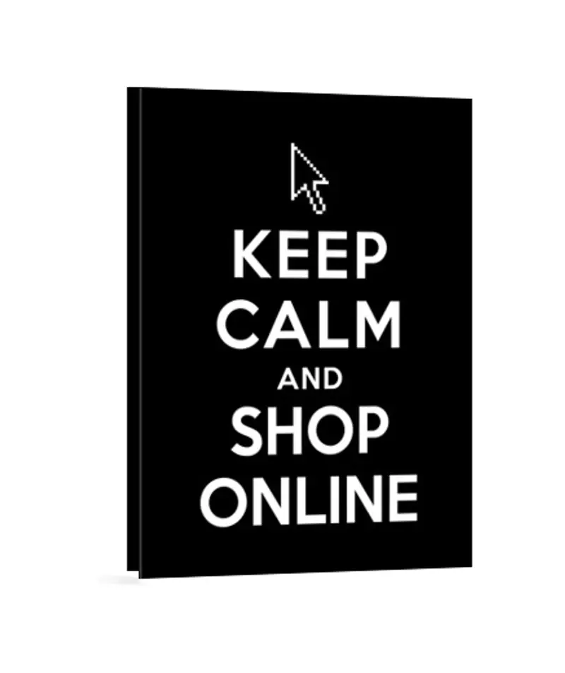 Stampa Su Tela Verticale 3:4 mantenere la calma e acquisti online