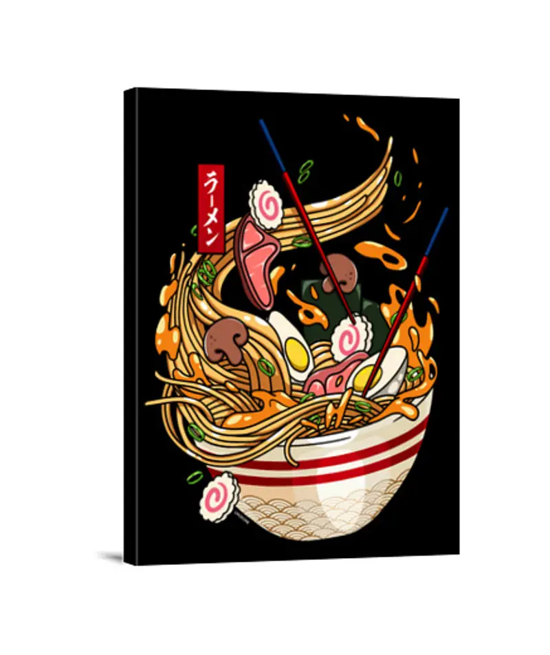 Stampa Su Tela Verticale 3: 4 ottimo ramen - spaghetti giapponesi