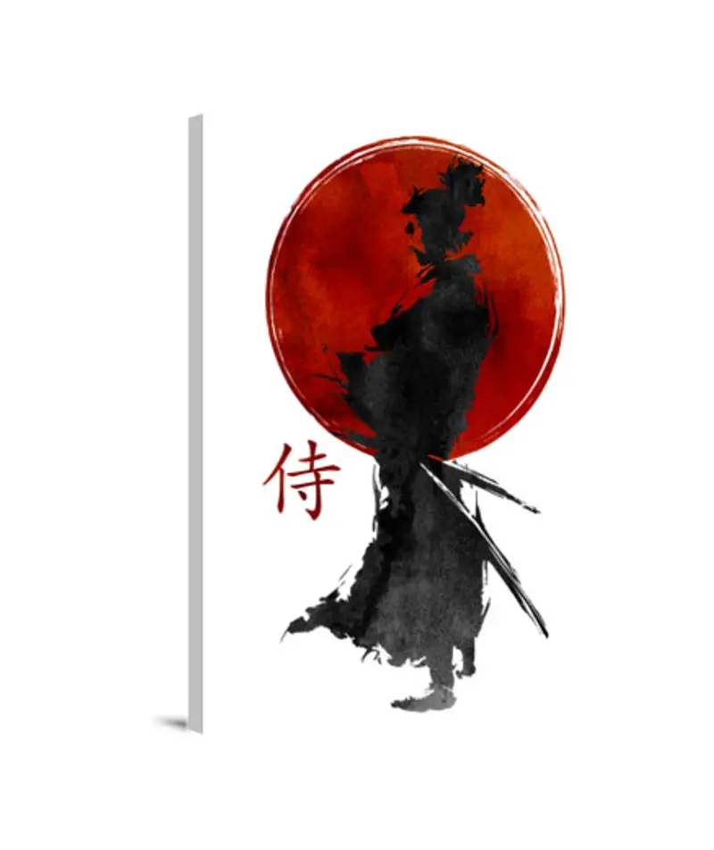 Stampa Su Tela Verticale 3:4 samurai
