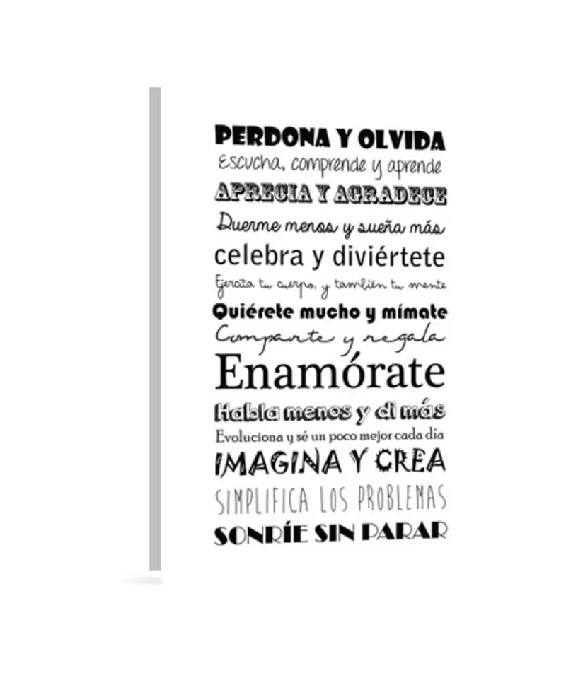 Stampa Su Tela Verticale 3:4 sono felice